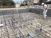 配筋検査の様子