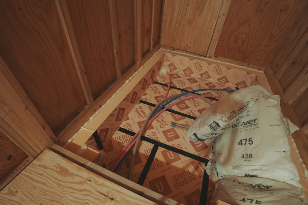 HIKAGE_施工写真【気密処理】